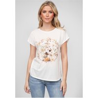 Cloud5ive Viskose T-Shirt mit Blumen Print