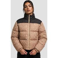 Retro-Daunenjacke Damen Urban Classics AOP Retro
