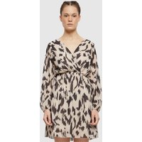 Cloud5ive Cloud5ive Wickeloptik mit Bindegürtel und Blumenprint Dress