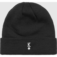 mister tee King Card Heavy Knit Beanie
