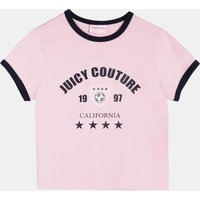 Juicy Couture Juicy Couture THE ARCHED FOOTBALL RINGER T-SHIRT