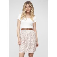 Cloud5ive 2-Tone Dress with Ditsy Print incl. a belt