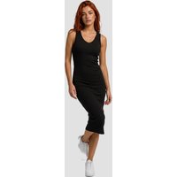 Ärmelloses geripptes halblanges Kleid für Frauen Urban Classics
