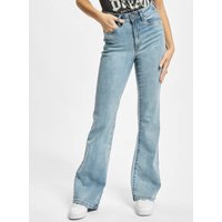 Urban Classics Ladies High Waist Flared Denim Pants