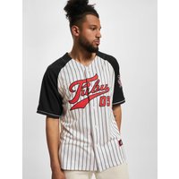 Fubu FM231-008-1 FUBU Varsity Pinstriped Baseball Jersey