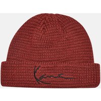 Karl Kani Karl Kani KA223-045-3 Signature Fisherman Beanie wine red