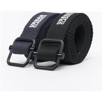 Urban Classics Industrial Canvas Belt 2-Pack