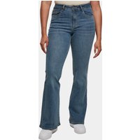 Urban Classics Ladies High Waist Flared Denim Pants
