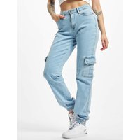 Urban Classics Ladies Organic Stretch Denim Cargo Pants