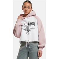 Karl Kani Woven Signature Street Academy Crop Raglan Hoodie