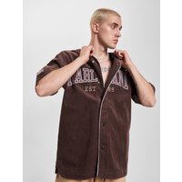 Karl Kani Woven Retro Corduroy Baseball Shirt