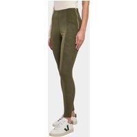 Hose aus verwaschenem Leder Damen Urban Classics