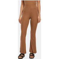 Urban Classics Ladies High Waist Rib Flared Leggings