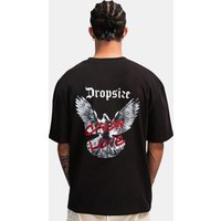 Dropsize Heyvy Oversize Crew Dove T-Shirt
