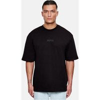 Dropsize Heavy Oversize Curved Hd Logo T-Shirt