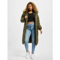 Urban Classics Ladies Oversize Faux Fur Puffer Coat