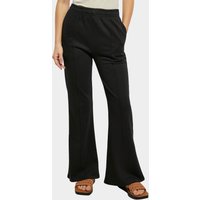 Damen Sweatpants mit ausgestelltem Bein aus geripptem Frottee Urban Classics