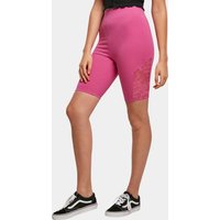 Urban Classics Ladies High Waist Lace Inset Cycle Short