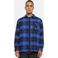 Karl Kani KM231-043-1 KK Chest Signature Heavy Flannel Shirt