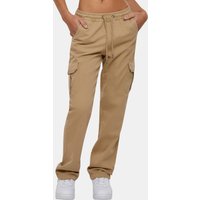 Cargohose mit hoher Taille, Damen Urban Classics Twill