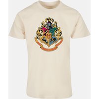 Absolute Cult Absolute Cult Harry Potter - Hogwarts Crest Gold Basic T-Shirt