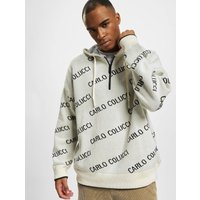 carlo colucci Carlo Colucci Allover Logo Hoody Troyer