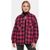 Gepolstertes Überhemd aus Flanell, Damen Urban Classics