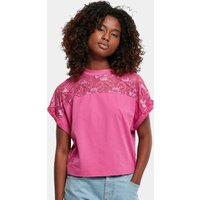 Urban Classics Ladies Short Oversized Lace Tee