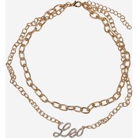 Urban Classics Diamond Zodiac Golden Necklace