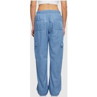 Urban Classics Ladies Light Denim Cargo Pants
