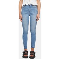 Urban Classics Ladies Skinny High Waist Open Hem Jeans