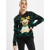 Urban Classics Urban Classics Ladies Pug Christmas Sweater
