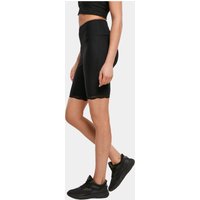 Urban Classics Urban Classics Ladies High Waist Rib Lace Hem Cycle Short