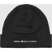 mister tee Dream Believe Achieve Heavy Knit Beanie