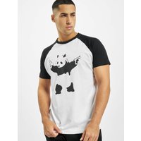 Merchcode Merchcode Brandalised - Banksy´s Graffiti Panda Raglan Tee