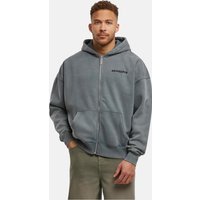Dropsize SUPER HEAVY OVERSIZE LOGO ZIP HOODIE