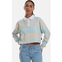 Karl Kani Woven Signature Crop Striped Rugby Longsleeve