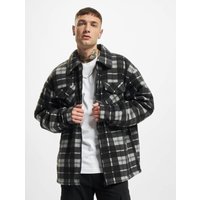 Urban Classics Plaid Teddy Lined Shirt Jacket