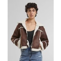 Urban Classics Ladies Shearling Übergangsjacke