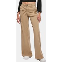 Urban Classics Ladies High Waist Wide Leg Chino Pants