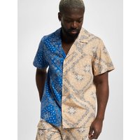 Karl Kani Karl Kani KM232-035-1 KK Chest Signature Paisley Block Resort Shirt