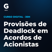 Certificação Profissional em Provisões de Deadlock em Acordos de Acionistas