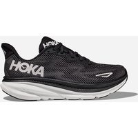 HOKA Clifton 9 Homme Noir Blanc HOKA Clifton 9 Chaussures pour Homme en Black/White Taille 40 2/3 | Running Sur Route