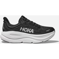 HOKA Bondi 9 Wide Homme HOKA Bondi 9 Chaussures pour Homme en Black/White Taille 48 Large | Running Sur Route