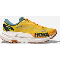 HOKA Mafate Bleu Jaune HOKA Mafate X Chaussures pour Homme en Zest/Mountain Fog Taille 41 1/3 | Trail