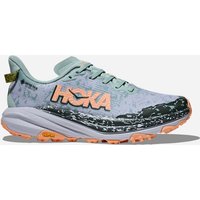 HOKA Speedgoat 6 GTX Femme Gris HOKA Speedgoat 6 GORE-TEX Chaussures pour Femme en Jade/Ash Grey Taille 36 2/3 | Trail