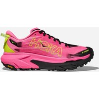 HOKA Mafate 5 Homme Rose HOKA Mafate 5 Chaussures pour Homme en Neon Rose/Black Taille 41 1/3 | Trail