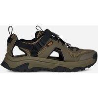 Men's TEVA Hurricane XLT3 Closed-Toe Sandals in Dark Olive/Black, Size 6