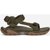 Men's TEVA Terra Fi 5 Universal Hiking Sandals in Dark Olive/Honey Brown, Size 10