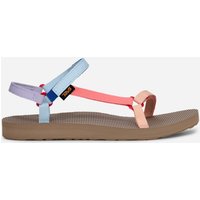 Women's TEVA Original Universal Slim Sandals in Ice Water/Peach Multi, Size 9